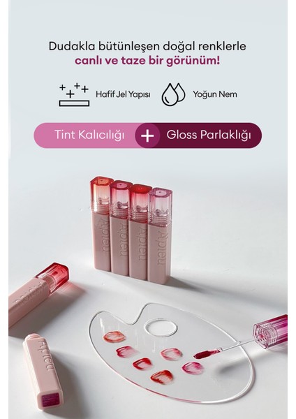Doğal ve Parlak Görünüm Sunan Jel Yapılı Tint A'pıeu Juicy Pang Jelly Tint (04 Jujube Jelly)