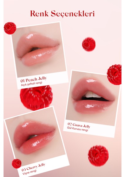 Doğal ve Parlak Görünüm Sunan Jel Yapılı Tint A'pıeu Juicy Pang Jelly Tint (04 Jujube Jelly)
