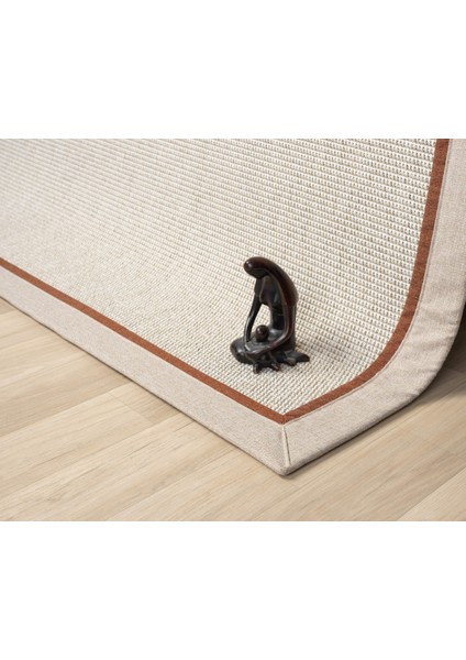 Bordürlü Hasır Dokulu Sisal Salon Mutfak Koridor Kesme Yolluk Dokuma Makine Halısı modelleri