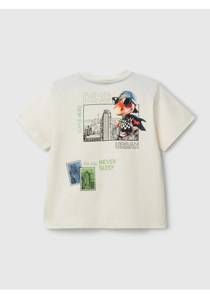 Erkek Çocuk Tokyo Tshirt 1-6 Yaş Ekru modelleri