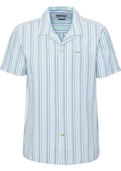 Beechcroft Striped S/s Regular Fit Gömlek GN12 Pale Apple