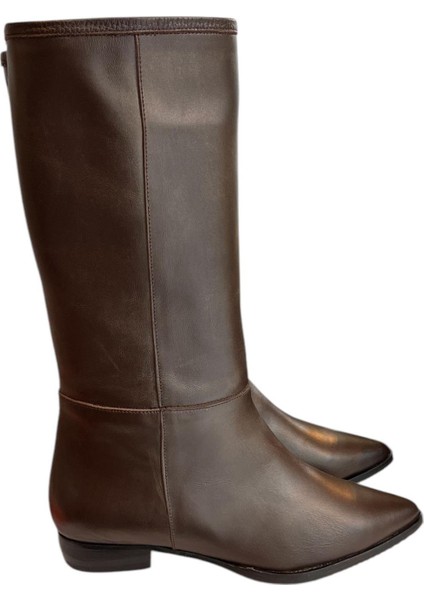 Ten Deri Kısa Boy Çizme