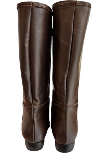 Ten Deri Kısa Boy Çizme modelleri