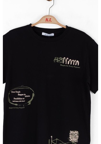 Nk Erkek Çocuk Simple Tshirt 8-14 Yaş Siyah modelleri