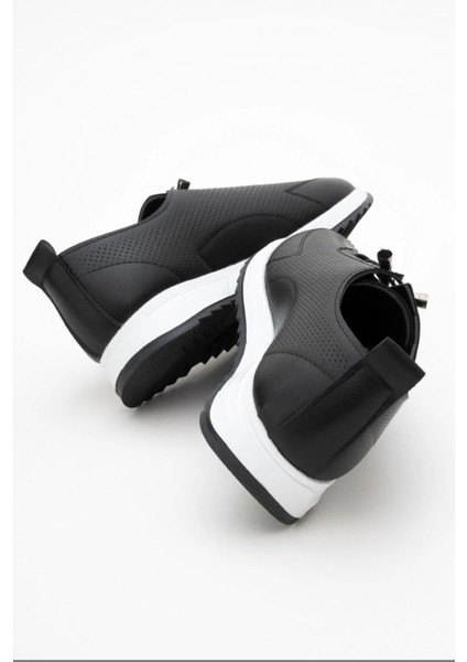 Günlük Esnek Spor Delikli Rahat Lastik Bağcıklı Memory Tabanlı Yürüyüş Spor Ayakkabısı fırsatları