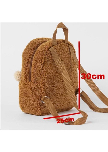 Pelüş Ayıcıklı Çocuk Sırt Çantası Kahverengi fiyatları