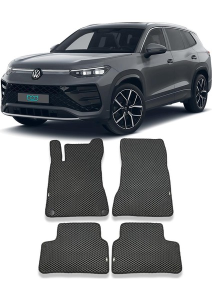 Volkswagen Tayron 3D Havuzlu Paspas Yeni Nesil 2025-SONRASI