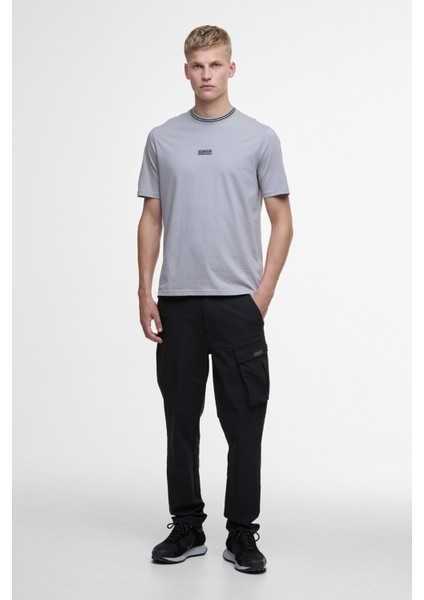 B.ıntl Logo Tipped T-Shirt GY51 Pale Slate