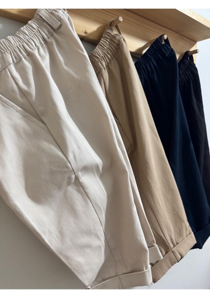 Erkek Çocuk Dokuma Kumaş Pantolon Kahverengi modelleri