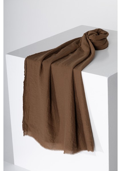 Soft Cazz Şal Kahverengi
