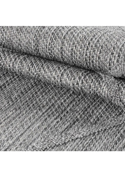 Geometrik Çizgiler Modern Tasarımlar Iskandinav Dokuma Taban Iç ve Dış Mekan İnce Sisal Halı Gri fırsatları