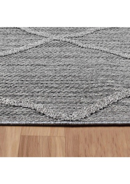 Geometrik Çizgiler Modern Tasarımlar Iskandinav Dokuma Taban Iç ve Dış Mekan İnce Sisal Halı Gri indirimleri