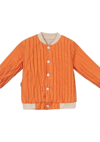 Unisex Kapitone Cıtcıtlık Ceket Turuncu fırsatları