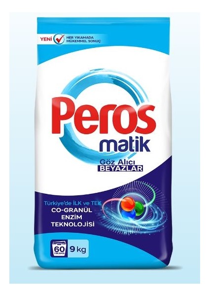 Matik 9 kg Göz Alıcı Beyazlar Toz Deterjan