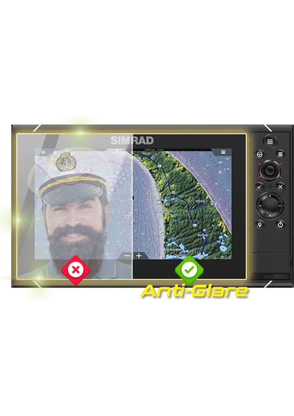 Simrad Nss9 Evo3s 9 Inch Chartplotter Fishfinder - Ipg Anti-Glare Yansıma Önleyici Mat Ekran Koruyucu