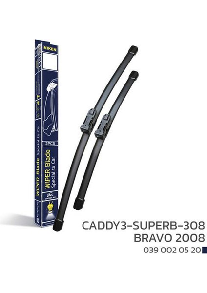 Caddy3-Suberb-308-Bravo 2008-Araca Özel Silecek11