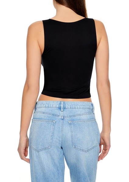 Dikişsiz Crop Atlet