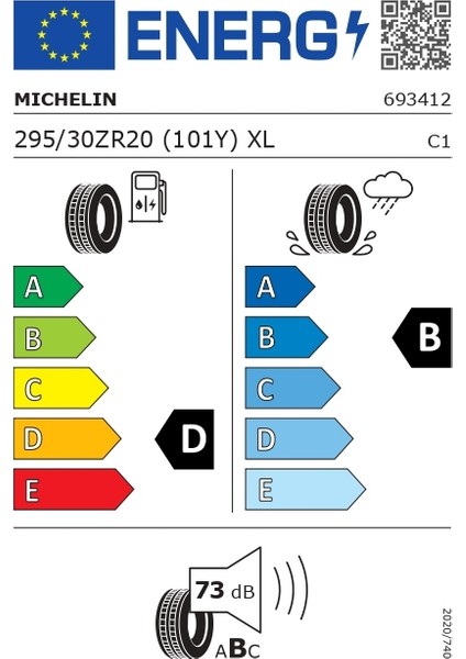 295/30 R20 101Y Xl Zr N0 Pilot Sport 4s Oto Yaz Lastiği (Üretim Yılı:2025)