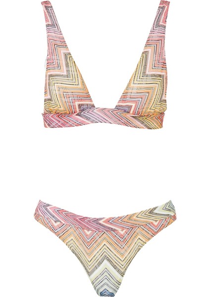 Zigzag Desenli Bikini