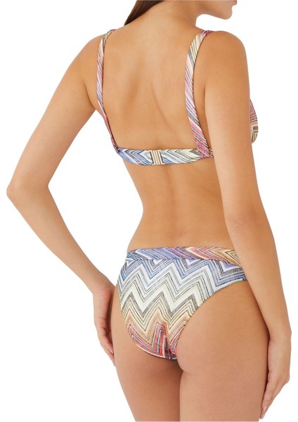 Zigzag Desenli Bikini