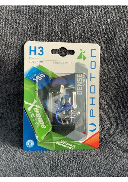 Photon H3 Xtreme Vision Blister +%150 Fazla Işık PH5503 Xv B1 1 Adet
