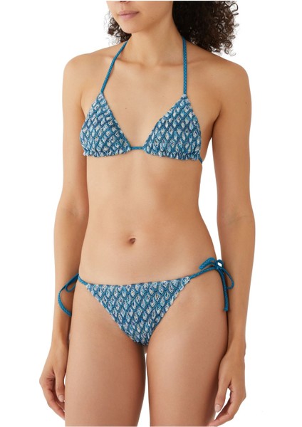 Dantel Desenli Bikini Takımı