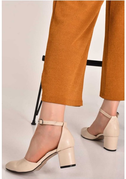 Benita Açık Bilekten Bağlamalı Klasik Ayakkabı modelleri