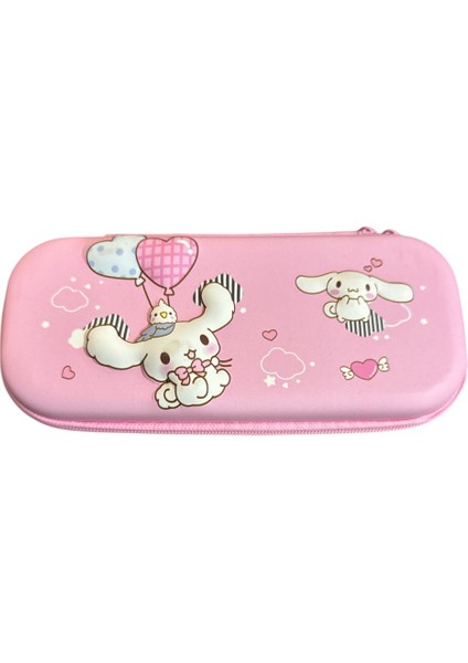 Cinnamoroll Fermuarlı Kullanışlı Pembe Kalemlik Kalem Kutusu