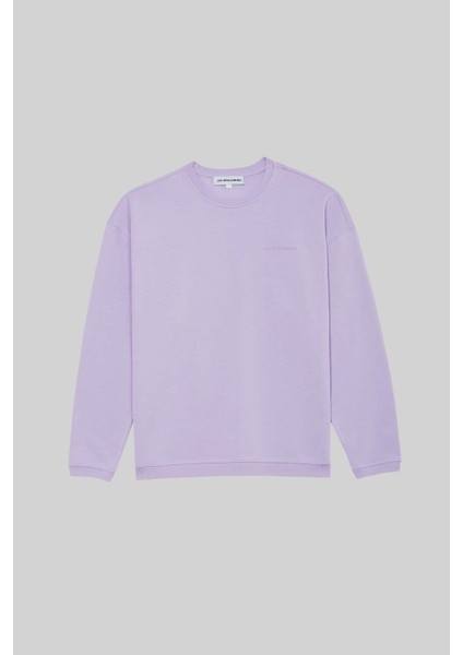 Erkek Sweatshirt Lila