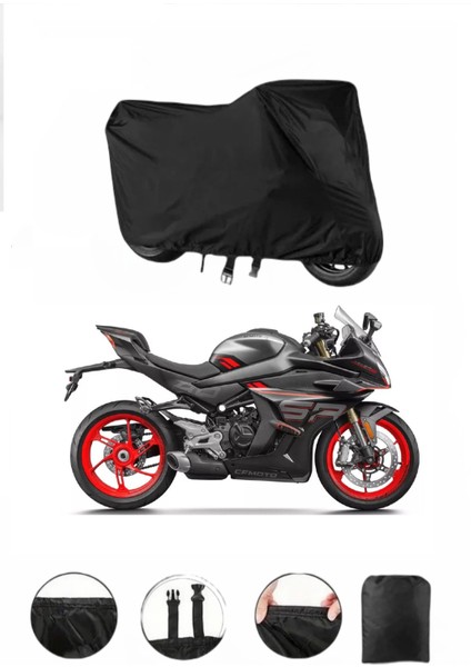 Cf Moto 250-450 Sr Serisi Siyah Motosiklet Brandası,branda(Arka Çanta Uyumlu Değildir)