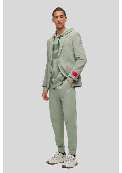 Hugo Boss Regular Fit Kapüşonlu Erkek Sweatshirt Yeşil