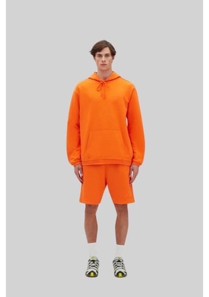 Erkek Sweatshirt Turuncu