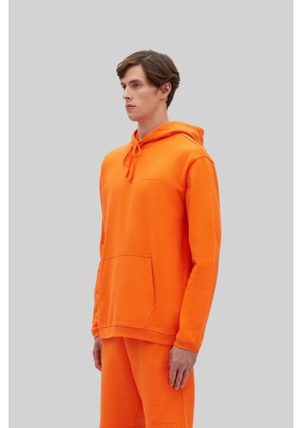 Erkek Sweatshirt Turuncu