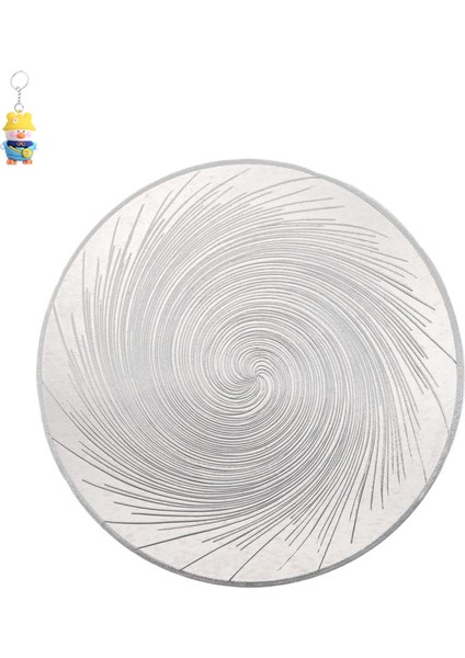6 Adet Yemek Masası Mat Yağ Geçirmez Su Geçirmez Kaymaz Placemat Ev Yaratıcı Yuvarlak Girdap Pvc Mutfak Altlığı (Yurt Dışından)
