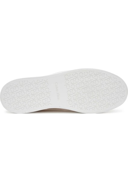 Kadın Siyah Ck Logo Kabartmalı Sneaker
