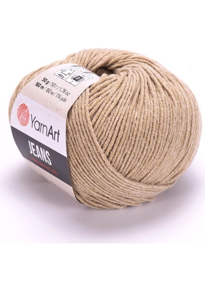 Jeans Amigurimi & Motif El Örgü İpi - 48 Açık Kahverengi