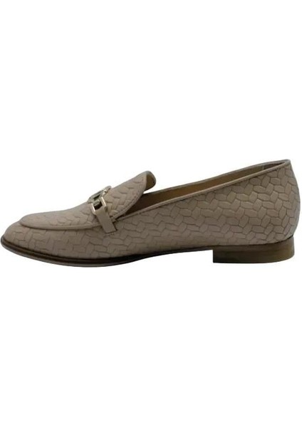 Deri Nohut Loafer Düz 04 2016 80