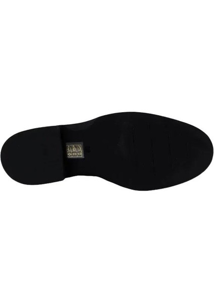 Deri Bordo Loafer Düz 780 18