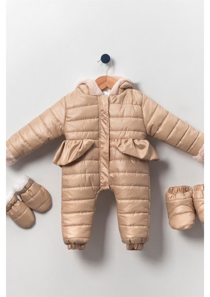 Kız Bebek Astronot Kozmomont Kahverengi