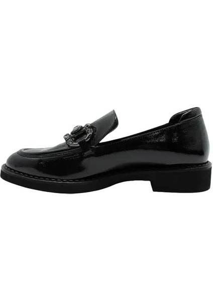 Deri Sıyah Loafer Düz 780 13