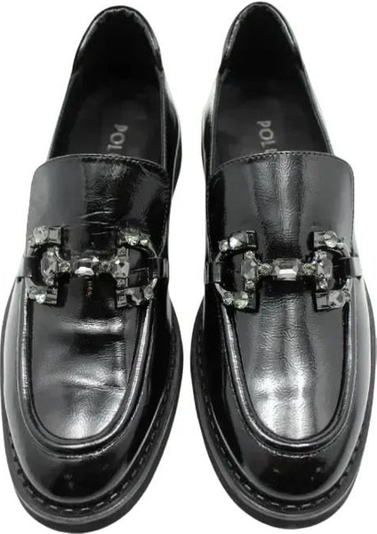 Deri Sıyah Loafer Düz 780 13