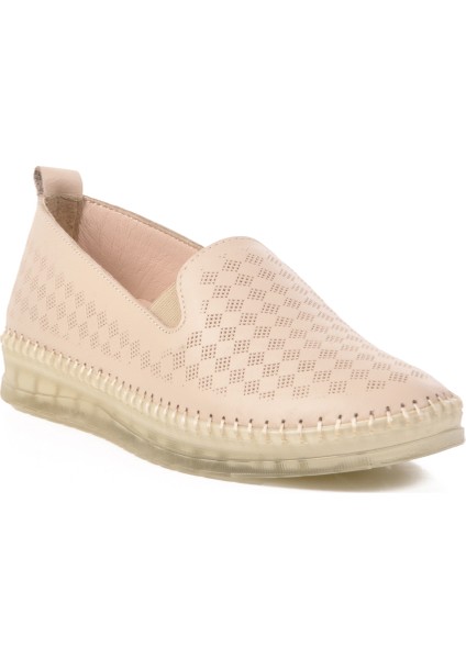 Bej Deri Kadın Casual Ayakkabı 510 Z modelleri