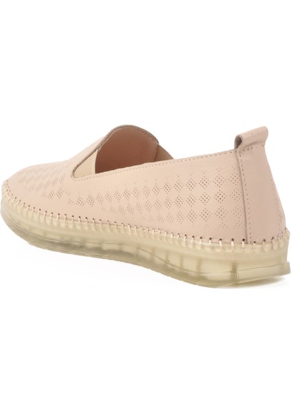 Bej Deri Kadın Casual Ayakkabı 510 Z fırsatları