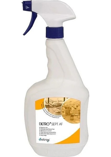 Detrosept Af Tıbbi Ekipman Sprey ve Yüzey Dezenfaktanı 1 lt