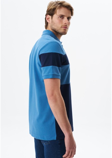 Erkek Regular Fit Çok Renkli % 100 Pamuk Pike Polo Yaka Tişört Y29374356102 fırsatları
