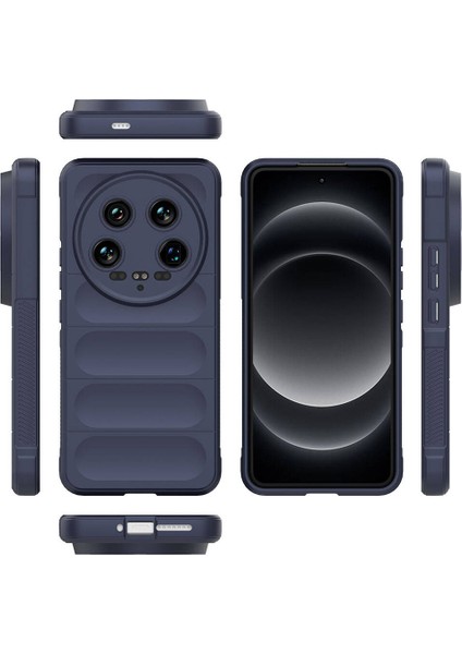 Xiaomi Mi 14 Ultra Kılıf Esnek TPU Oyuklu Arka Yüzey Tasarımlı Zore Etnik Silikon Kapak fiyatları
