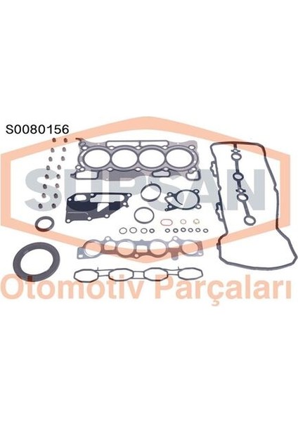 Süpsan S0080156 Süpsan Motor Takım Conta Qashqaı 1.6 16V Eng. Hr1