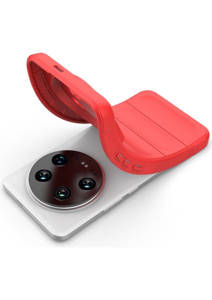 Xiaomi Mi 14 Ultra Kılıf Esnek TPU Oyuklu Arka Yüzey Tasarımlı Zore Etnik Silikon Kapak fiyatları