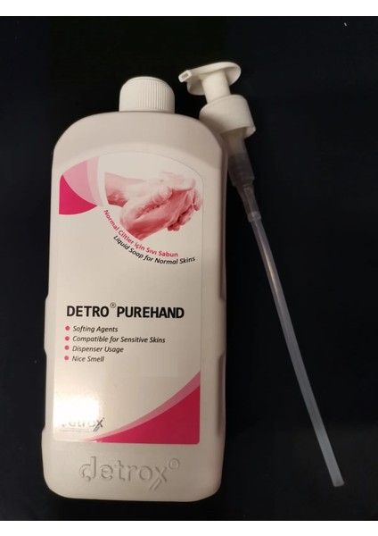 Detro Purehand Normal Ciltler İçin Sıvı Sabun 1 lt