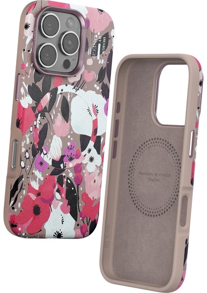 Apple iPhone 16 Pro Flower Series Magsafe Premium Kapak